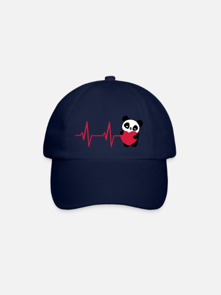 ECG Panda - Casquette classique - bleu/bleu