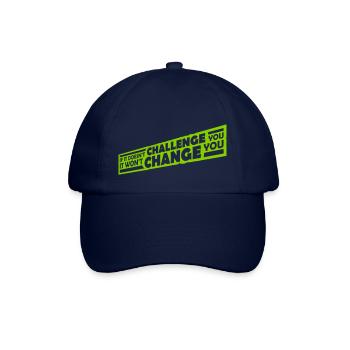 Séance d’entraînement Fitness Motivation Citation - Casquette classique - bleu/bleu - Devant