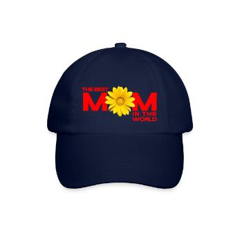Die beste Mutter der Welt - Baseballkappe - Blau/Blau - Vorne