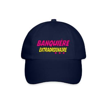 Banquière EXTRAORDINAIRE - Casquette classique - bleu/bleu - Devant