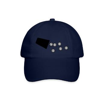 wuerfeln_6er_2c - Casquette classique - bleu/bleu - Devant