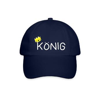 König - Baseballkappe - Blau/Blau - Vorne