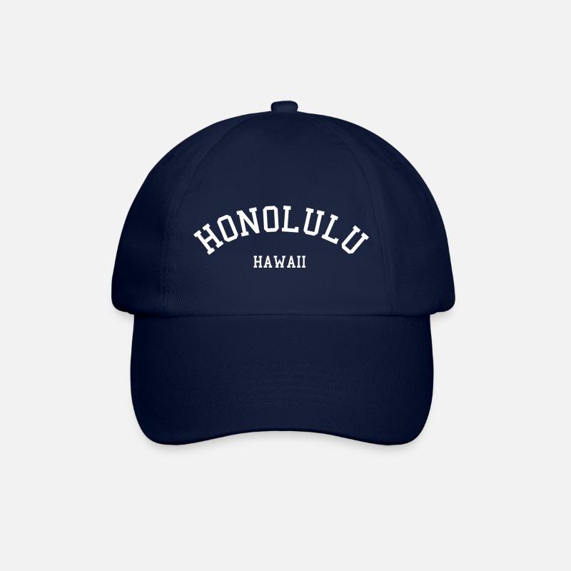 Honolulu Hawaii - Baseballkappe - Blau/Blau