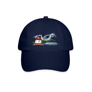 St. Bartholomä Péninsule de Hirschau Königssee - Casquette classique - bleu/bleu - Devant