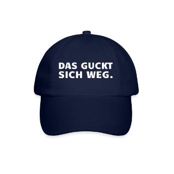 Das kuckt sich weg - Baseballkappe - Blau/Blau - Vorne