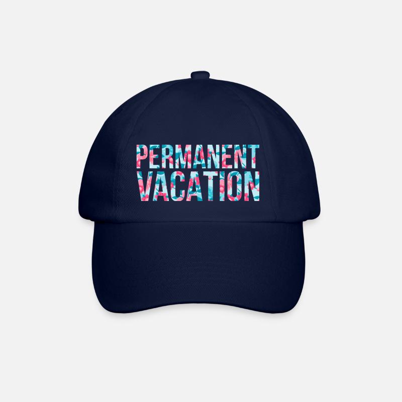 Permanent Vacation - Baseballkappe - Blau/Blau