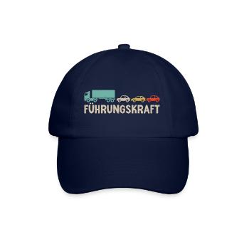 LKW Fahrer Führungskraft Fernfahrer - Baseballkappe - Blau/Blau - Vorne