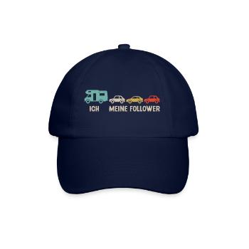 Camping Meine Follower Wohnmobil Camper - Baseballkappe - Blau/Blau - Vorne
