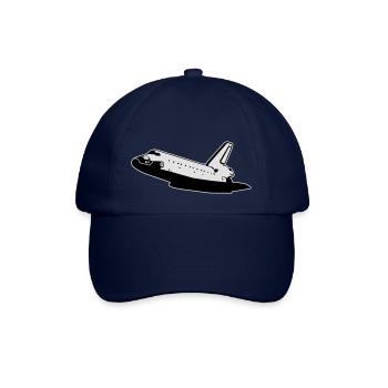 Space Shuttle (no emblems) - Baseball Cap - blue/blue - Front