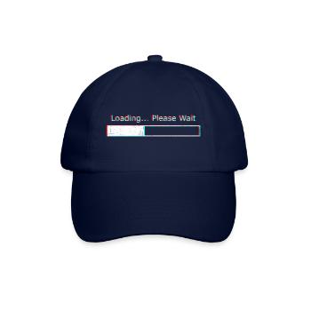 Laden Bitte warten - Baseballkappe - Blau/Blau - Vorne