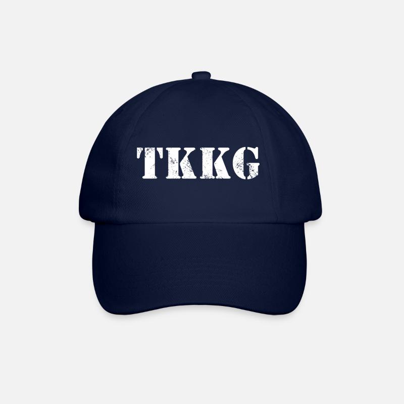 TKKG Logo Classic Schwarz - Baseballkappe - Blau/Blau