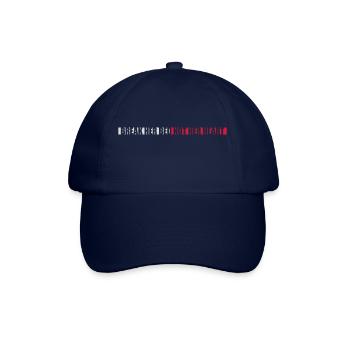 break her bed quote - Baseball Cap - blue/blue - Front