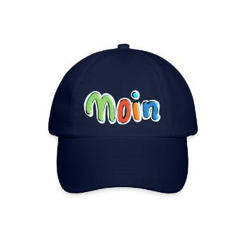 moin 18 2 - Baseballkappe - Blau/Blau - Vorne