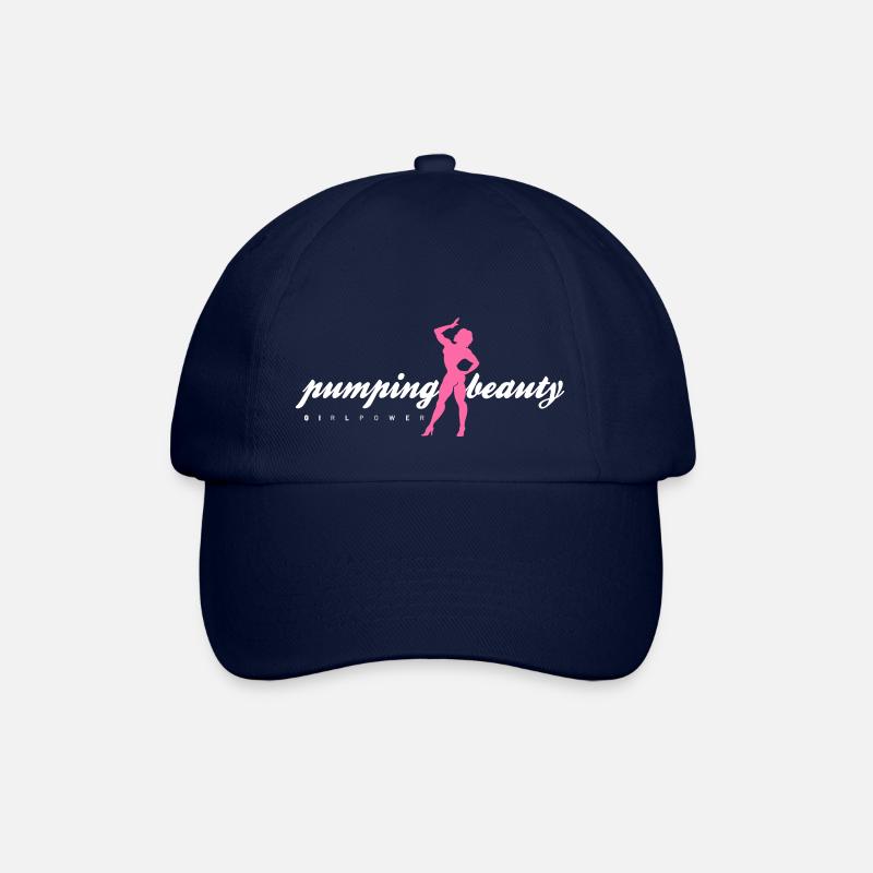 pumping beauty white - Baseball Cap - blue/blue