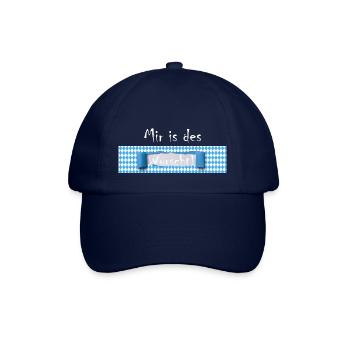 Mir is des Wurscht Bayern Humor Dialect - Baseball Cap - blue/blue - Front
