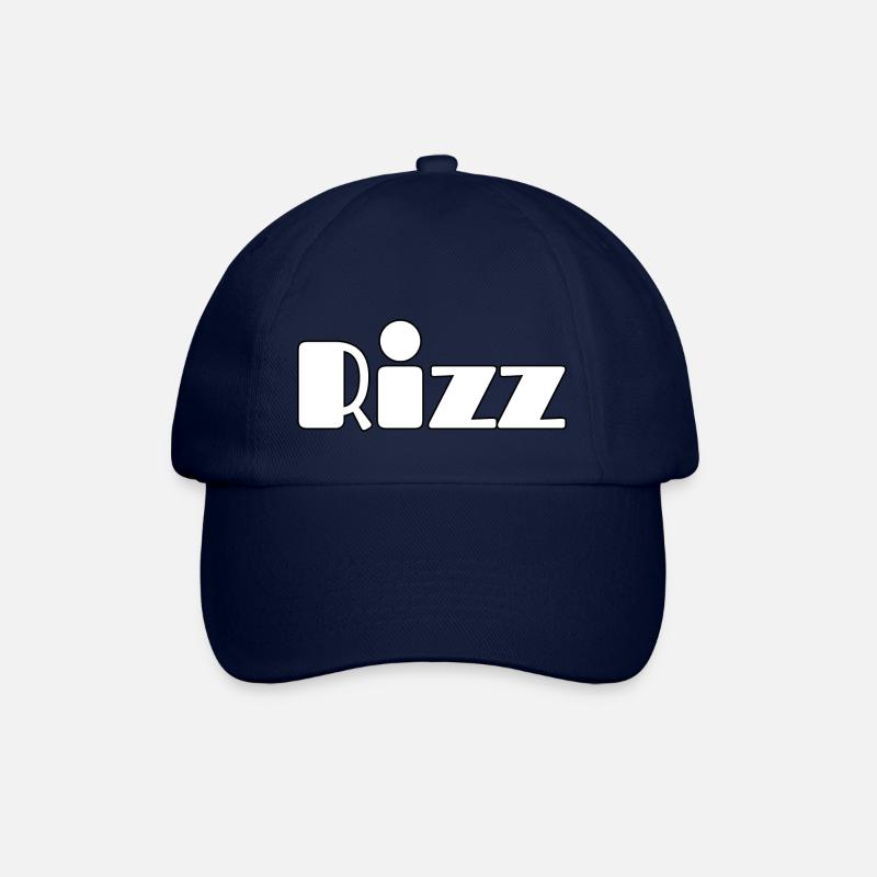 Modernes Rizz Design - Baseballkappe - Blau/Blau