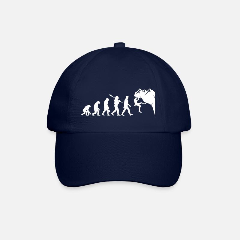 Climbing evolution - Baseball Cap - blue/blue