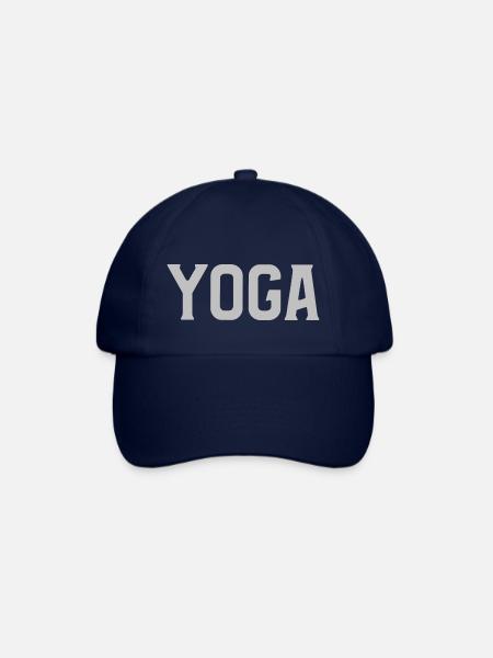 yoga - Baseballkappe - Blau/Blau