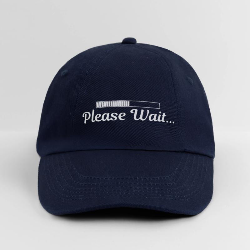 IS LOADING PLEASE WAIT please wait Baseball Cap