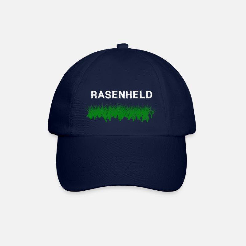 Rasenheld - Gartenarbeit ist sein Revier - Baseballkappe - Blau/Blau