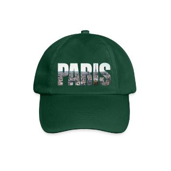 photo de paris - Casquette classique - vert bouteille - Devant