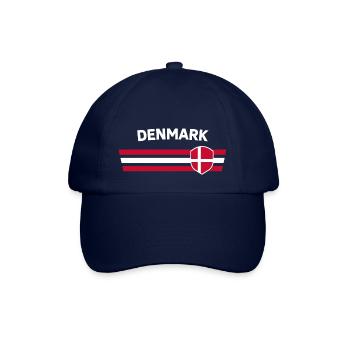 Denmark fan tshirt/trikot for global competitions - Baseball Cap - blue/blue - Front