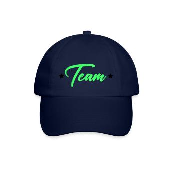 team - Baseballkappe - Blau/Blau - Vorne
