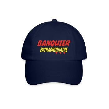 BANQUIER EXTRAORDINAIRE - Casquette classique - bleu/bleu - Devant