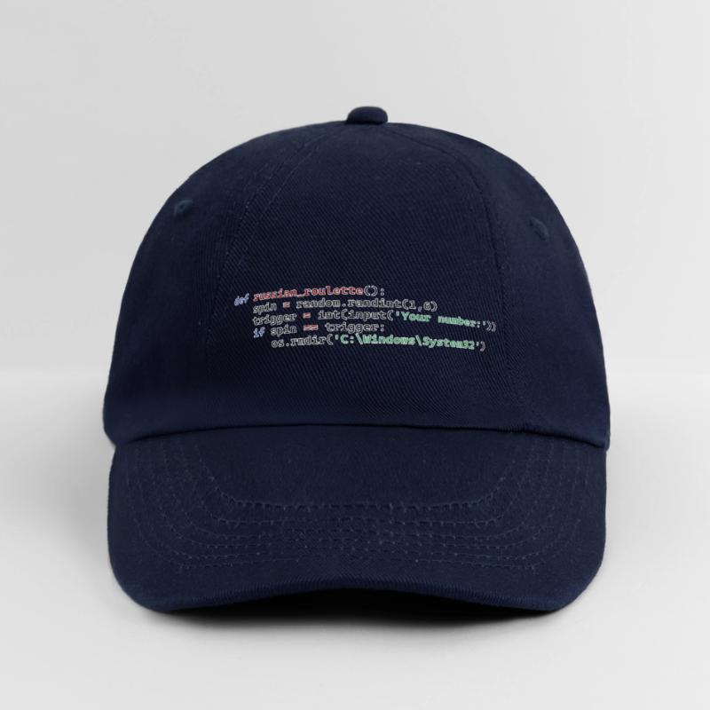 Python Russian Roulette Baseball Cap
