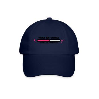 TATA EN COURS - Casquette classique - bleu/bleu - Devant