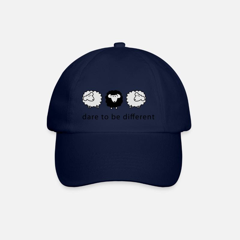 different2 - Baseballkappe - Blau/Blau