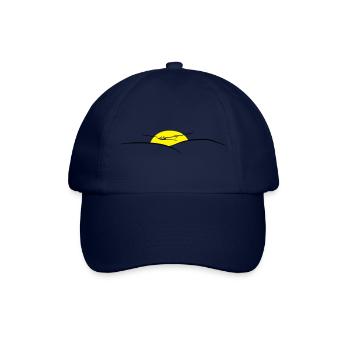 sonne segelflug - Baseballkappe - Blau/Blau - Vorne
