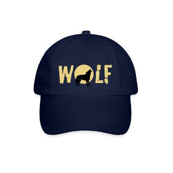 wolf_092011_c_2c - Baseball Cap - blue/blue - Front