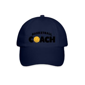 basketball coach - Baseball Cap - blue/blue - Front
