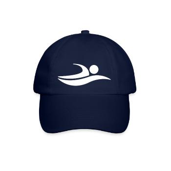 Swim Natation Logo blanc Design - Casquette classique - bleu/bleu - Devant