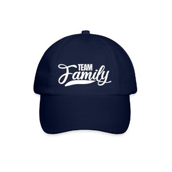 christian family canada family present idea - Baseballkappe - Blau/Blau - Vorne