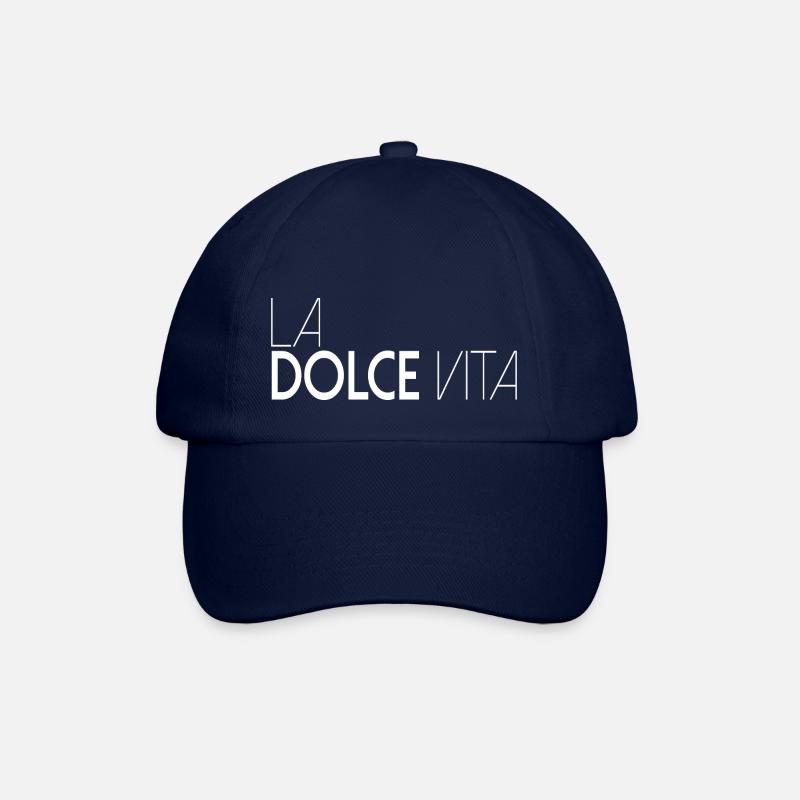 La dolce vita - Baseballkappe - Blau/Blau
