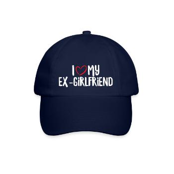J’aime mon ex-petite amie - Casquette classique - bleu/bleu - Devant