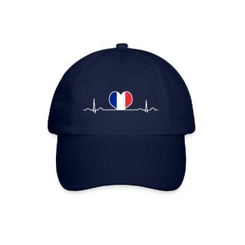 Frankreich - Baseballkappe - Blau/Blau - Vorne