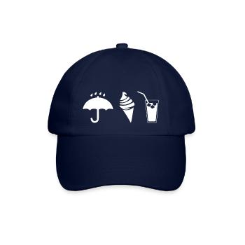 Marathon Triathlon Running Jogging Biking Cycling - Baseball Cap - blue/blue - Front