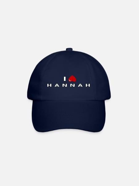 Ich hasse Hannah - Baseballkappe - Blau/Blau