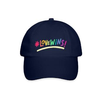 L’amour gagne - Casquette classique - bleu/bleu - Devant