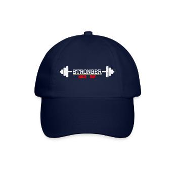 Stronger - Baseball Cap - blue/blue - Front