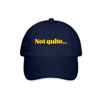 Not quite - Baseballkappe - Blau/Blau - Vorne