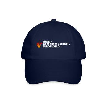 Bürgergeld-für ein gerechtes Morgen - Baseballkappe - Blau/Blau - Vorne