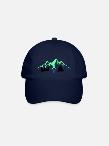Snowboarding - Baseballkappe - Blau/Blau
