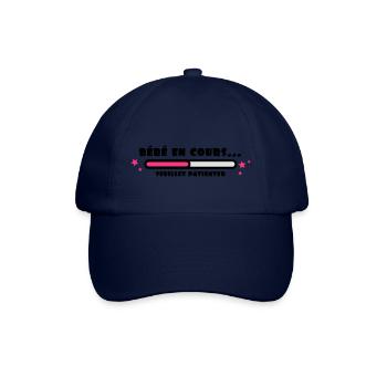 bébé en cours - Casquette classique - bleu/bleu - Devant