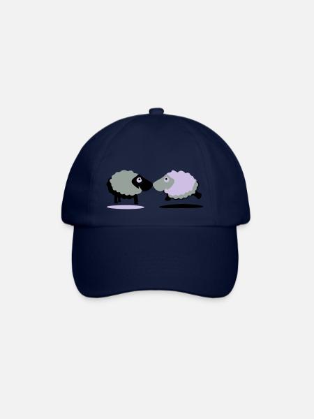sheep - Baseball Cap - blue/blue