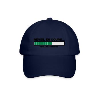 motif réveil en cours - Casquette classique - bleu/bleu - Devant