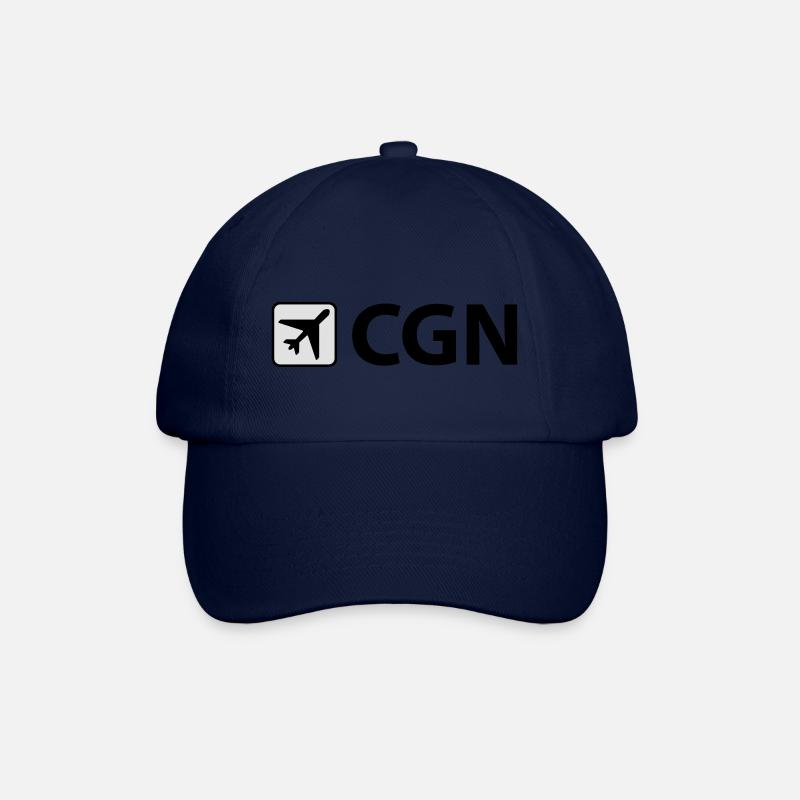 Airport - Flughafen - CGN - Cologne - Köln - 3 - Baseballkappe - Blau/Blau